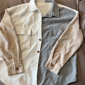 Corduroy Long Sleeve Button Down Shacket